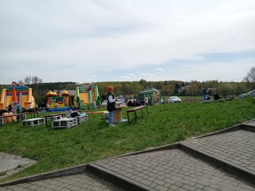 Piknik dla uchodźców z Ukrainy 30 kwietnia 2022r. GPCKiE w Plichtowie, 